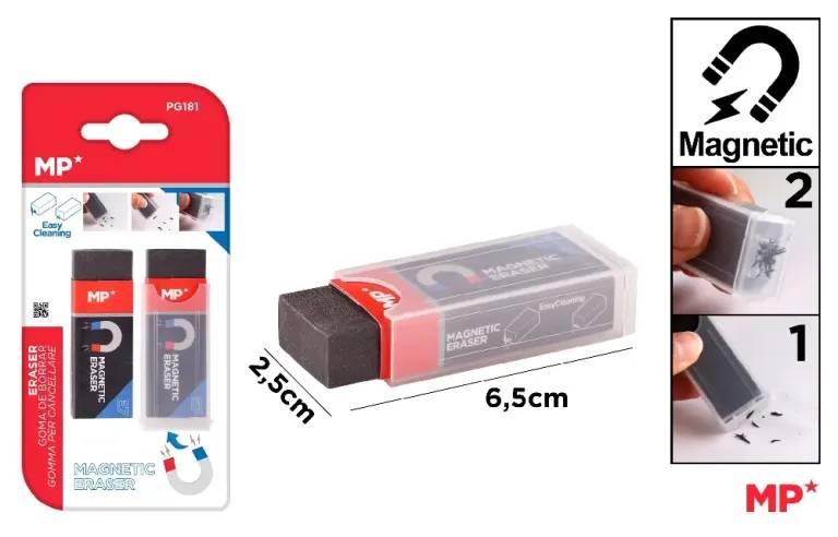 Magnetic Whiteboard Eraser – Easy Clean-Up with Built-In Magnet