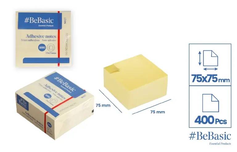Sticky Notes FUNNY 75 x 75 mm – Brighten Your Day with a Smile!