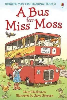 Usborne Early Reader Book: A Bus for Miss Moss – Fun Story for Beginner Readers and Parents to Share