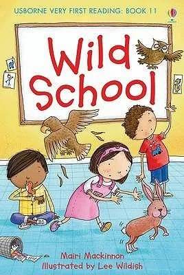 Usborne Early Reader Book: Wild School – Interactive Story for Beginner Readers with Puzzles