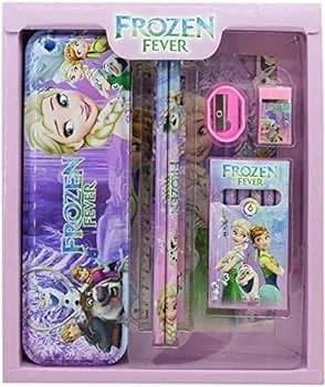 Character Stationery Set for Kids – Cute School Supplies with Crayons, Pencils & Pencil Case