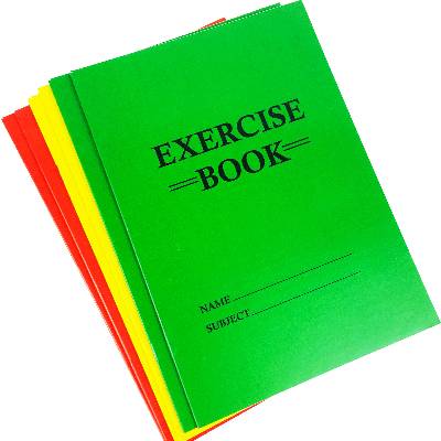 Note 1 Exercise Book – Pack of 10 with White Leaves for School and Office Use
