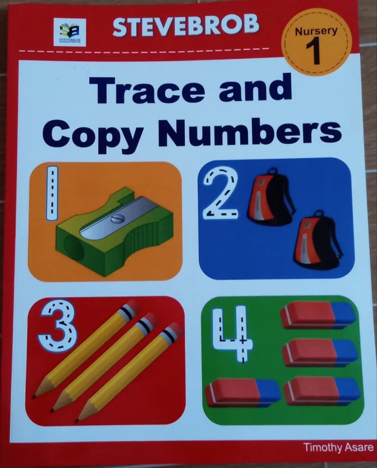 Stevebrob Trace & Copy Numbers (Nursery 1) – Fun & Engaging Early Learning for Young Minds