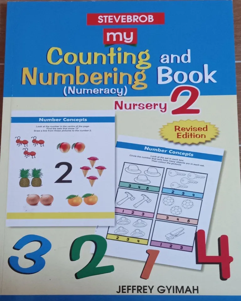 Stevebrob Counting & Numbering Book (Nursery 2) – Fun & Interactive Early Numeracy Workbook