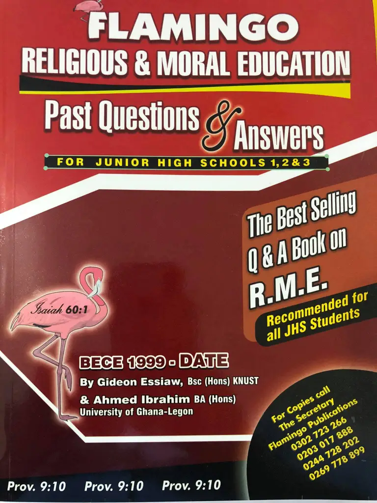 Flamingo JHS Social Studies Past Questions & Answers – Junior High Exam Revision Book