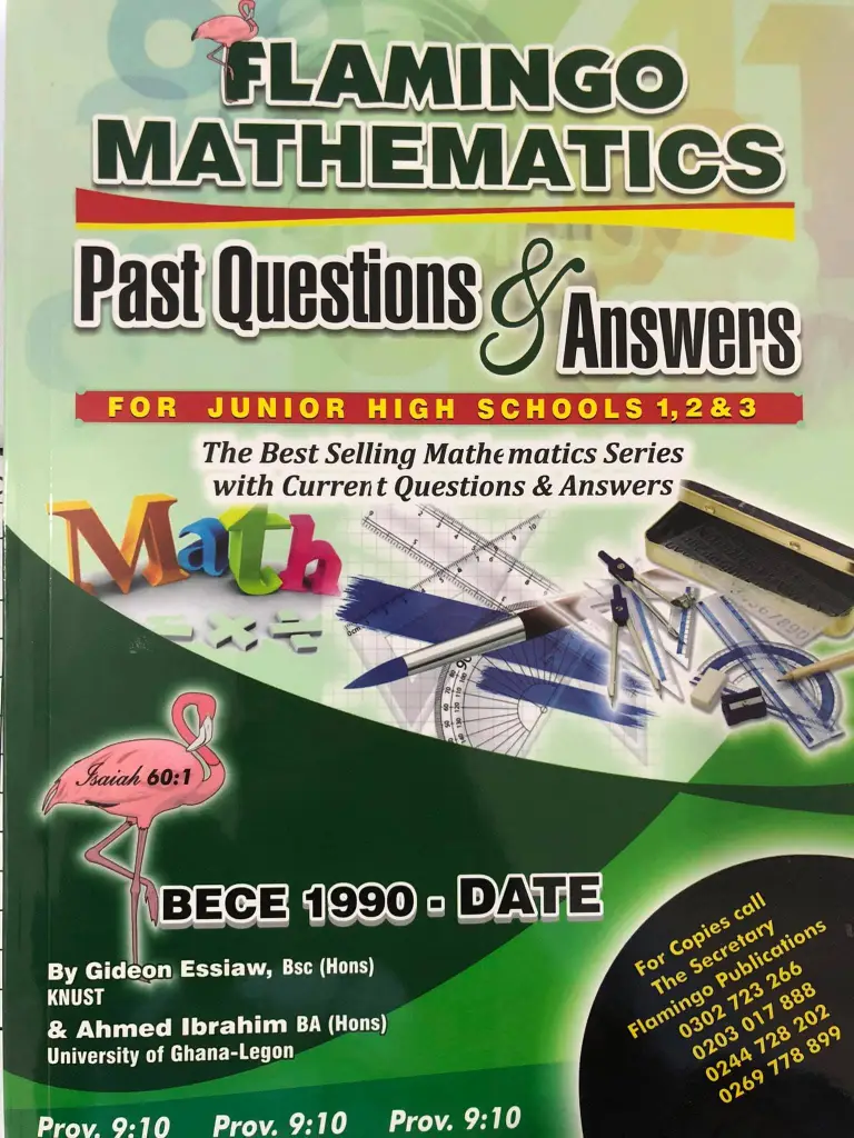 Flamingo JHS Mathematics Past Questions & Answers – Junior High Exam Revision Book