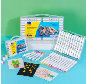 Colokit But Mau Acrylic Markers 12 Colors