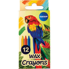 Parrot Wax Crayons 12 Colors – Vibrant Coloring Set for Ghanaian Students