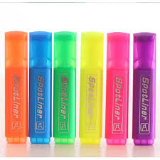 Sportliner Highlighter Pack 4 Colors – Study Markers for Ghanaian JHS & SHS Revision