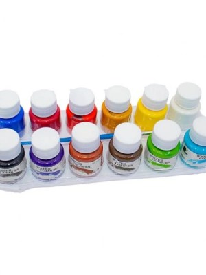 Vneeds Postal Colors 12-Color Set – Poster Paint for Ghanaian School Displays