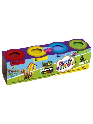 Nova Color Play Dough Maxi 4-Pack – Safe Sensory Dough for Ghanaian Preschool