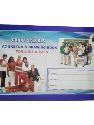 A3 Sketch Pad & Drawing Book 20 Sheets – Large Paper for Ghanaian Art