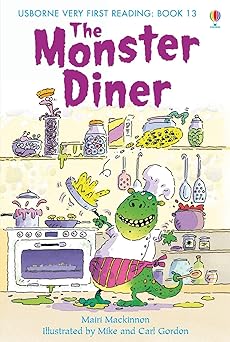The Monster Diner Usborne First Reading Level 1 – Funny Food Tale for Ghanaian Kids