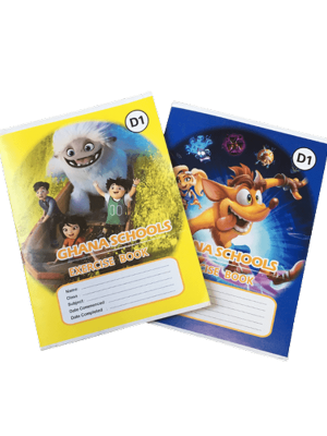 Exercise Book D1 Small 32 Pages – Dotted Line for Ghanaian KG Handwriting