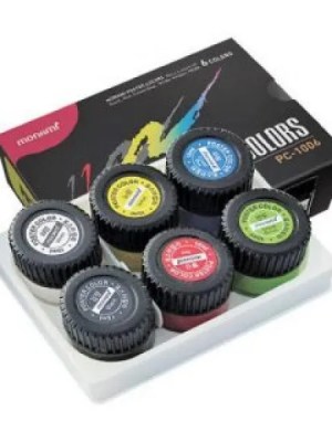 Monami 6 Poster Colours – Basic Paint Set for Ghanaian Primary Art