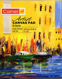 Camel Canvas Pad A4 – Stretched Canvas for Ghanaian Art Students