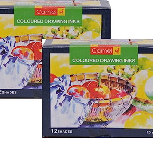 Unique Camel Coloured Drawing Inks 12 Shades – Calligraphy for Ghanaian Art