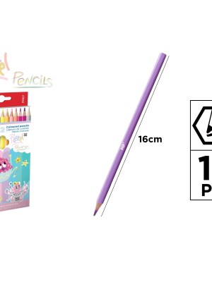 MP Pastel Colouring Pencils Pack of 12 – Soft Hues for Ghanaian Art