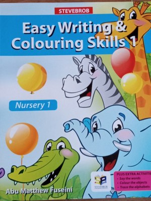 Stevebrob Easy Writing & Coloring Skills (Nursery 1) – Pre-Writing for Ghanaian Preschool