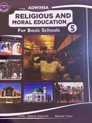 Adwinsa RME Book 5 for Moral Education Lessons in Ghana Primary Schools