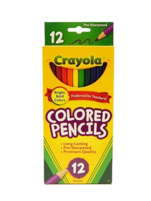 Crayola Colored Pencils 12-Pack – Long-Lasting for Ghanaian School Art