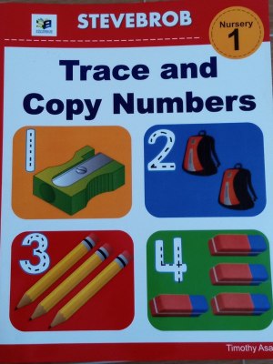 Stevebrob Trace & Copy Numbers (Nursery 1) – Early Numeracy for Ghanaian KG