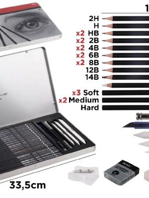 Professional Drawing Set – Complete Kit for Ghanaian SHS Art Students