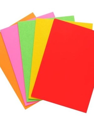 Colored Paper A4 Pack of 100 – Craft Paper for Ghanaian Primary Projects
