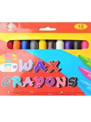 China Wax Crayon 12-Color – Budget Coloring for Ghanaian Kids