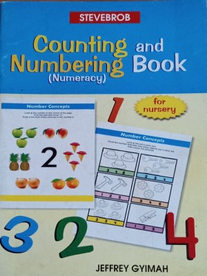 Stevebrob Counting & Numbering Book (Nursery 1) – Math Workbook for Ghanaian KG
