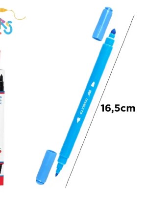 Double Ended Felt Pens 10-Pack – Dual Tip Markers for Ghanaian Students