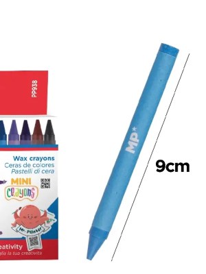 MP Wax Crayons Jumbo 8-Color – Easy-Grip for Ghanaian Preschoolers