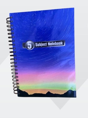 5 Subject Notebook Spiral A4 – Multi-Section for Ghanaian SHS
