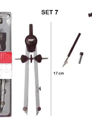 Set of Compass with Pencil – Geometry Tool for Ghanaian JHS & SHS Math