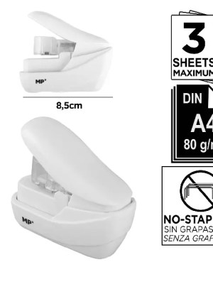 MP No-Staple Stapler Mini – Pocket-Sized for Ghanaian Student Notes