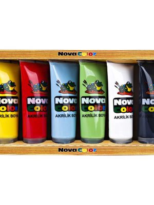 Nova Color Acrylic Paint 180ml Orange – Bright Citrus Tone for Ghanaian Crafts