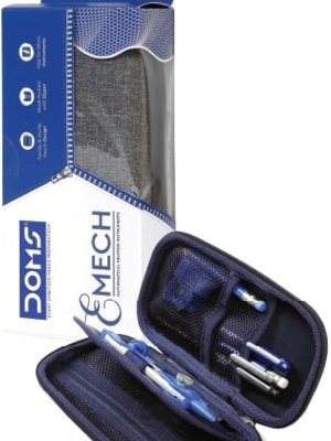 Doms E-MECH Drawing Instrument Pouch – Geometry Set for Ghanaian JHS & SHS