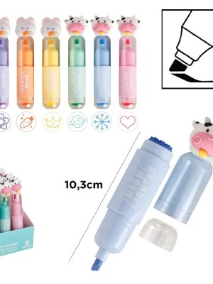 Fantasy Fluorescent Highlighters 6-Pack – Glow Markers for Ghanaian Study Notes