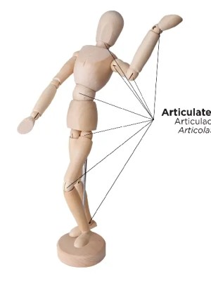 Flexible Mannequin 30cm – Poseable Model for Ghanaian SHS Fashion Drawing