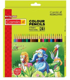 24-Shade Full-Size Colour Pencil Set – Professional Art Supplies for Ghanaian Students