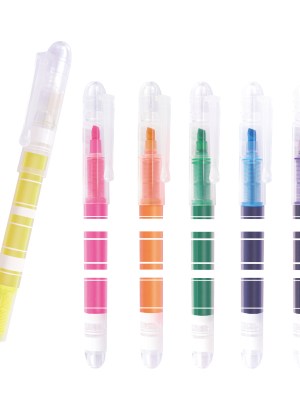 Soft Tip Highlighter Set – Gentle Marking for Ghanaian Student Notebooks