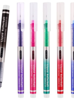 Colorful Liquid Roller Pen – Fun Multicolor Writing for Ghanaian Students
