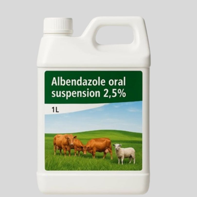 Albendazole Oral Suspension – Broad-Spectrum Dewormer for Cattle, Sheep & Goats