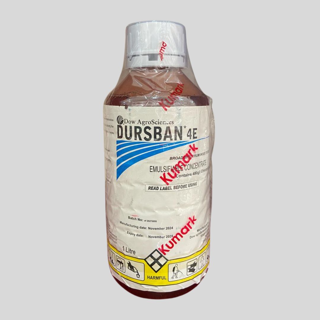 Dursban 4E – Broad-Spectrum Insecticide for Agriculture & Structural Pest Control