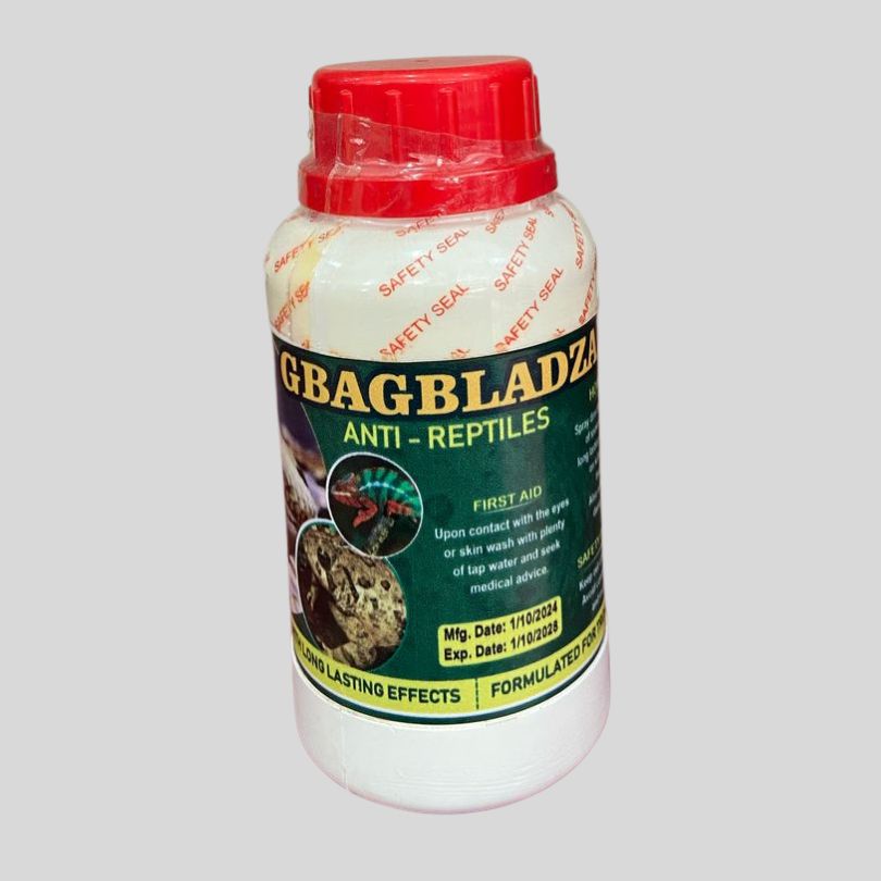 Gbagbladza Anti-Reptiles – Reptile Repellent for Homes, Farms & Agricultural Areas