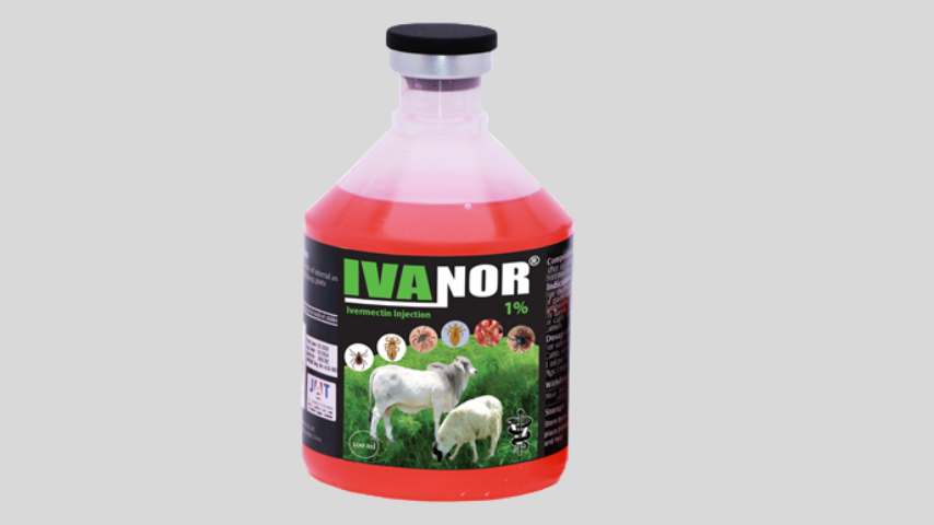 Ivermectin Injection 1% for Cattle, Swine & Livestock – 100 mL Antiparasitic Solution