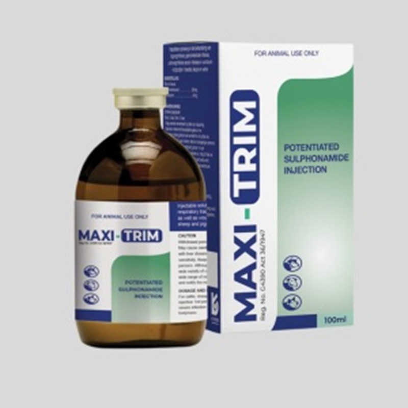 Maxitrim 100ml – Injectable Broad-Spectrum Antibiotic for Livestock
