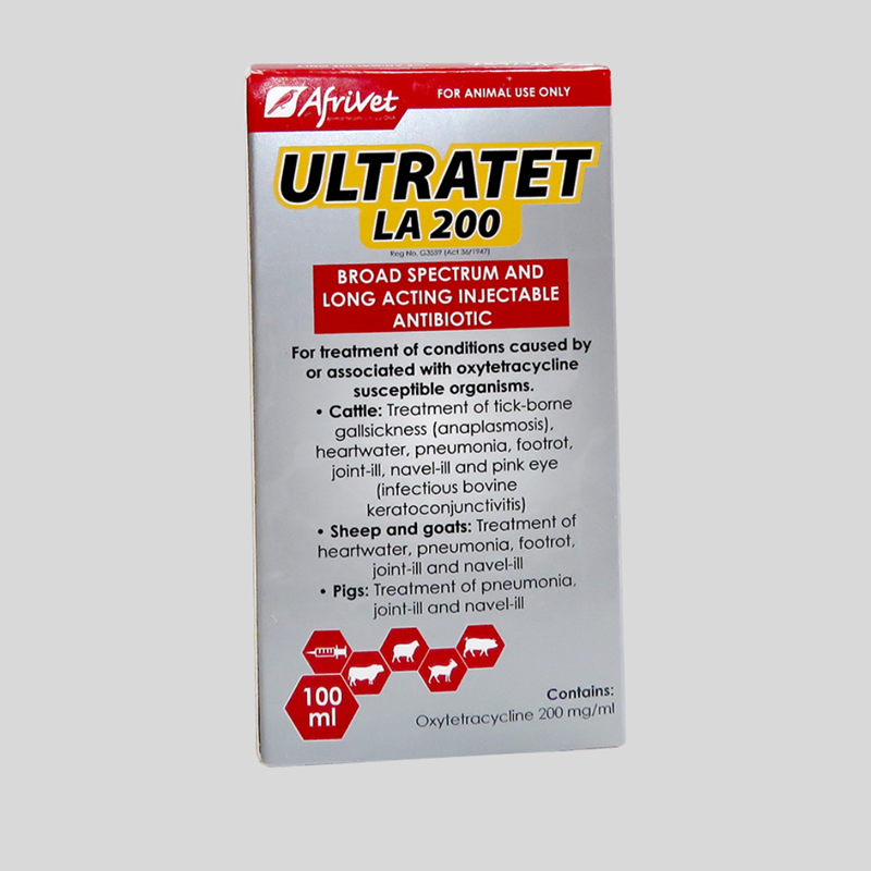 Ultratet LA 100ml – Long-Acting Oxytetracycline Antibiotic for Livestock
