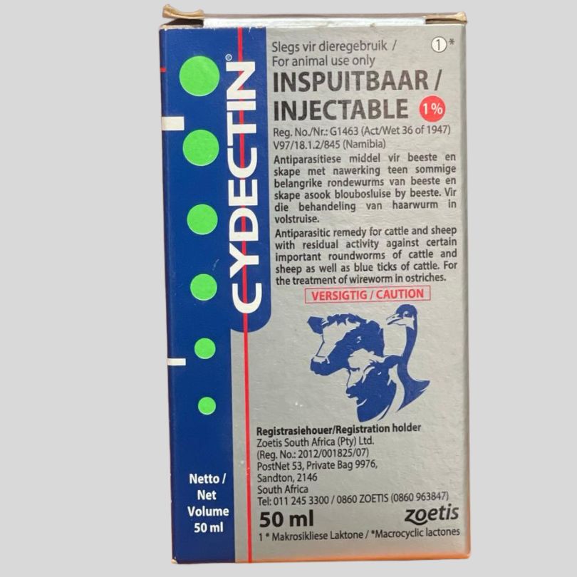 Cydectin Inj 50 ml – Long-Acting Injectable Dewormer for Cattle