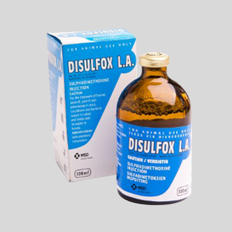 Disulfox L.A. – Long-Acting Sulfonamide Antibiotic Injection for Livestock